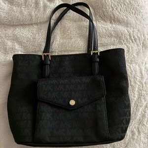 Michael Kors Black Monogram Tote